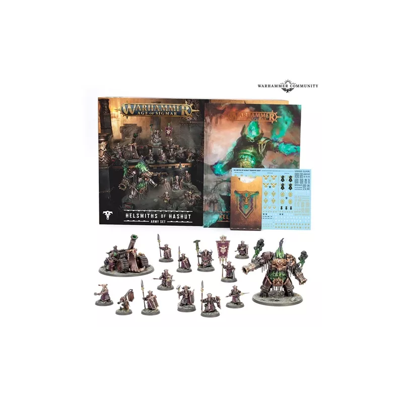 WARHAMMER AGE OF SIGMAR - HELSMITHS OF HASHUT ARMY SETAGE OF SIGMAR...