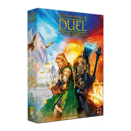 JEUX DE SOCIETE LE SEIGNEUR DES ANNEAUX DUEL POUR LA TERRE DU MILIEU
