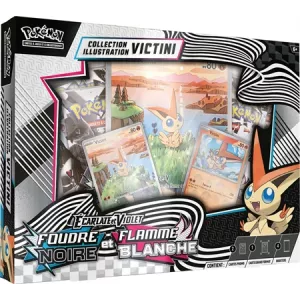 POKÉMON EV10.5 COFFRET VICTINI FOUDRE NOIRE ET FLAMME BLANCHEBOOSTE...