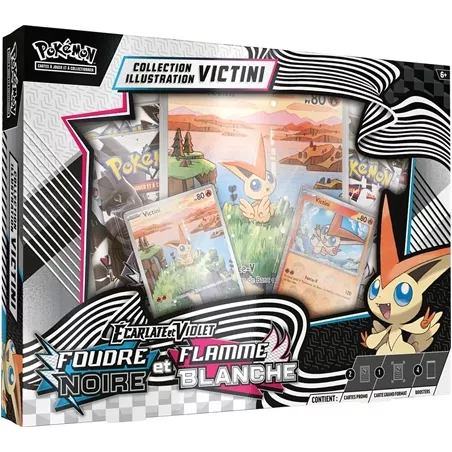 POKÉMON EV10.5 COFFRET VICTINI FOUDRE NOIRE ET FLAMME BLANCHE