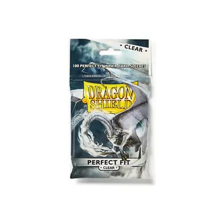 DRAGON SHIELD PERFECT FIT CLEAR/CLEAR 100 PIECES
