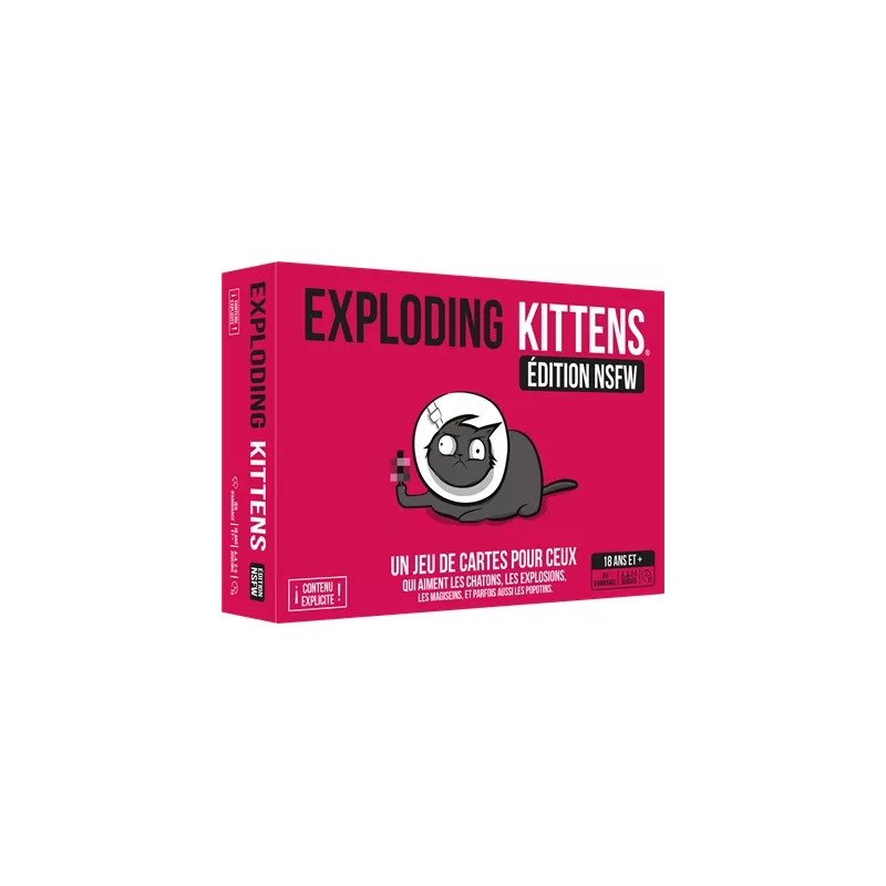 EXPLODING KITTENS - NSFW EDITION ROSE EXPLODING KITTENS - NSFW EDITION ROSE