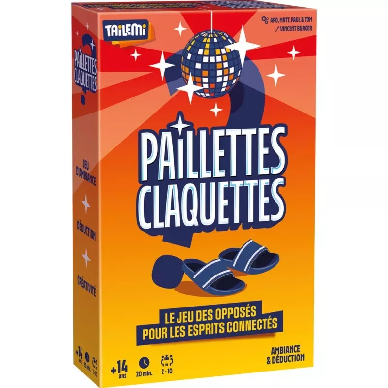 JEUX D'AMBIANCE PAILLETTES CLAQUETTES JEUX D'AMBIANCE PAILLETTES CLAQUETTES