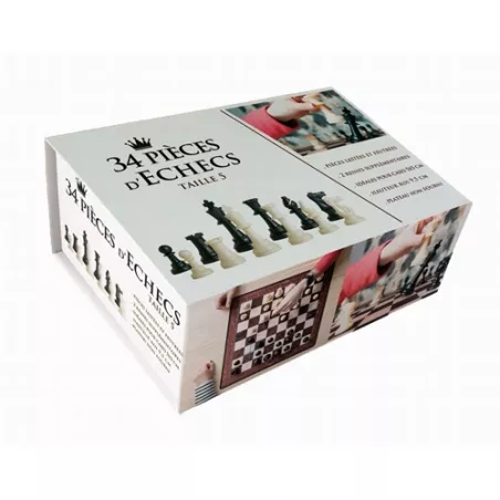 PIECES ECHECS PLASTIQUE T5