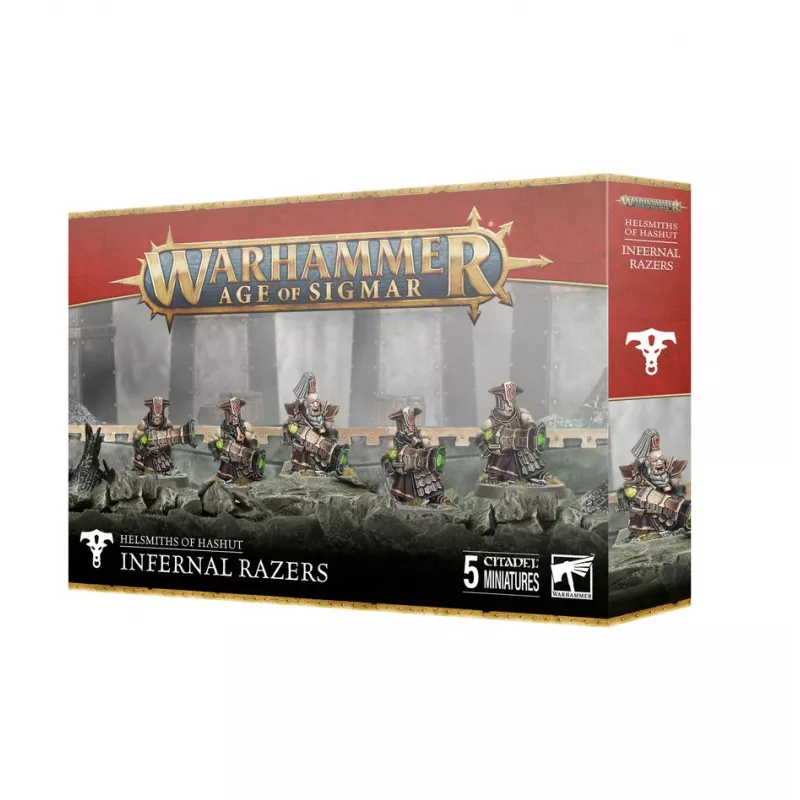 WARHAMMER AGE OF SIGMAR - HELSMITHS OF HASHUT - INFERNAL RAZERS WARHAMMER AGE OF SIGMAR - HELSMITHS OF HASHUT - INFERNAL RAZERS