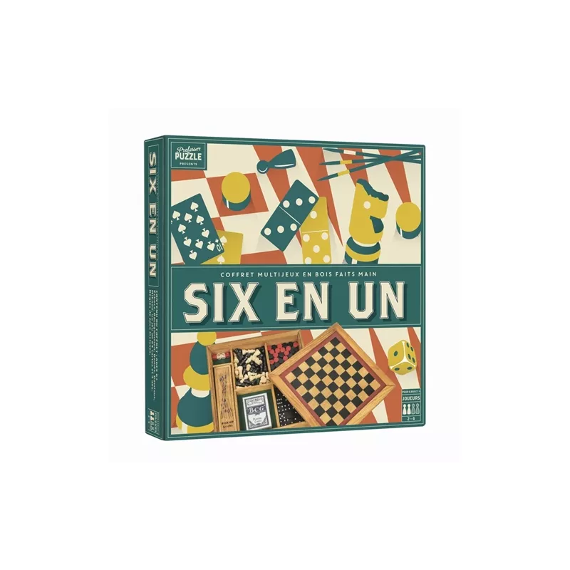 2 JOUEURS SIX EN UN - COFFRET 6 JEUX 2 JOUEURS SIX EN UN - COFFRET 6 JEUX