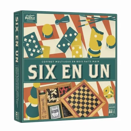 2 JOUEURS SIX EN UN - COFFRET 6 JEUX