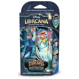 DISNEY LORCANA CHAPITRE 10 DECK LUEURS DANS LES PROFONDEURS JUDY/ROBIN