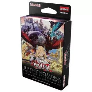 YU-GI-OH! - DECK DES CHRONIQUES : LE DECHU ET LA VERTUEUSE ( EDITION FOIL )