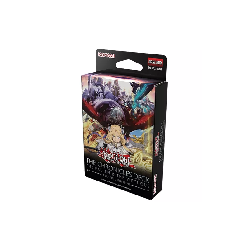 YU-GI-OH! - DECK DES CHRONIQUES : LE DECHU ET LA VERTUEUSE ( EDITION FOIL )