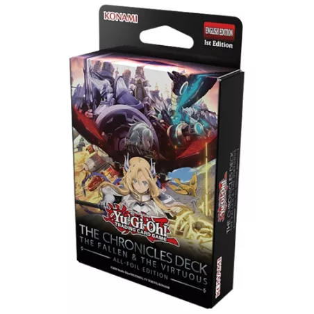 YU-GI-OH! - DECK DES CHRONIQUES : LE DECHU ET LA VERTUEUSE ( EDITION FOIL )