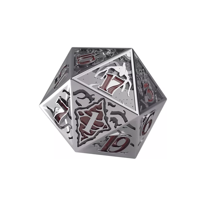 GG: STRANGER THINGS HELLFIRE CLUB PREMIUM METAL D20