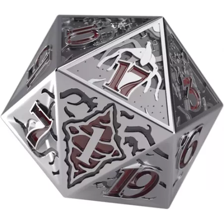 GG: STRANGER THINGS HELLFIRE CLUB PREMIUM METAL D20