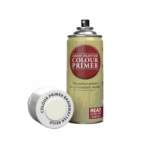 ARMY PAINTER COLOUR PRIMER - BRAINMATTER BEIGE