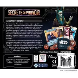 STAR WARS UNLIMITED S6 : SECRETS DU POUVOIR PACK D'AVANT PREMIERE FR