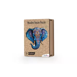PUZZLE EN BOIS — ÉLÉPHANT 