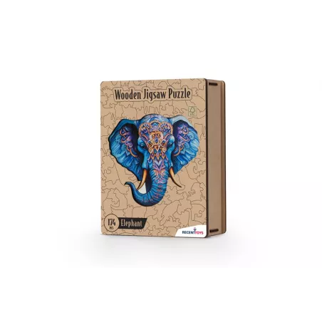 PUZZLE EN BOIS — ÉLÉPHANT 