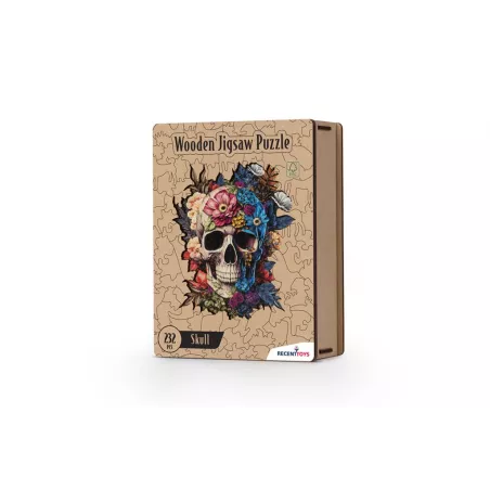 PUZZLE EN BOIS — CRÂNE 
