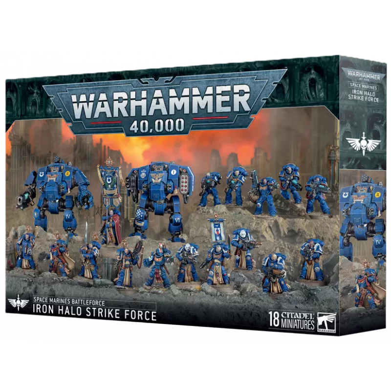 WARHAMMER 40K : BATTLEFORCE SPACE MARINES: IRON HALO STRIKE FORCE