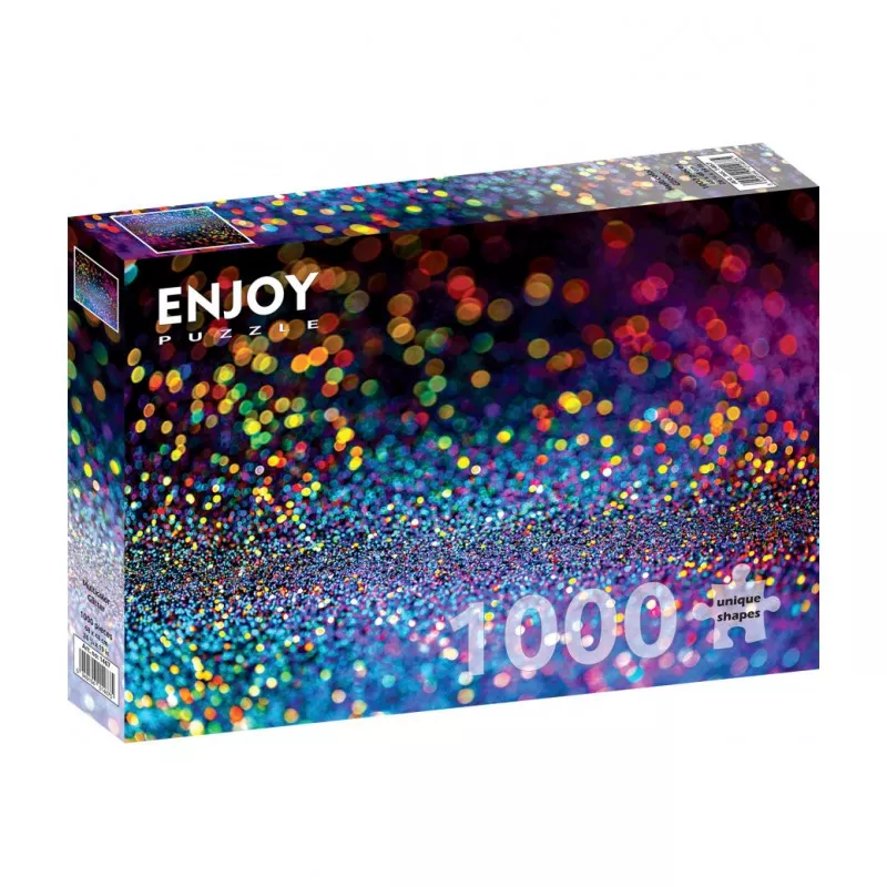 PUZZLE 1000PCS - MULTICOLOR GLITTER 