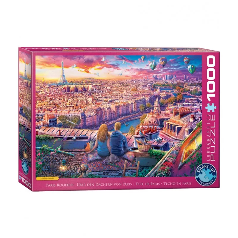 PUZZLE 1000PCS - ARTBEAT STUDIO - PARIS ROOFTOP 