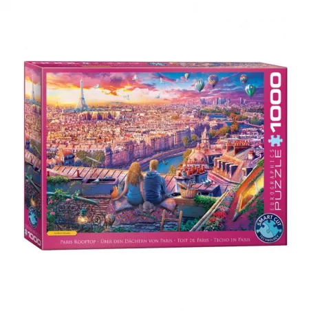 PUZZLE 1000PCS - ARTBEAT STUDIO - PARIS ROOFTOP 