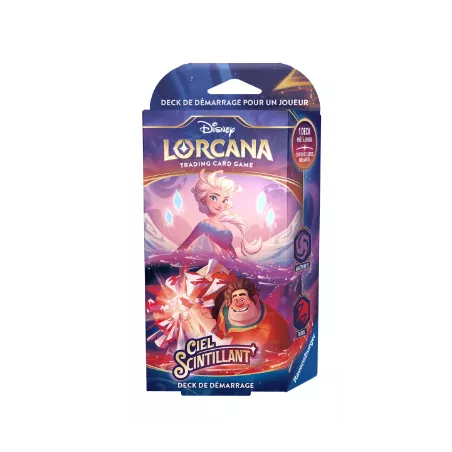 LORCANA DECK DE DEMARRAGE CINQUIEME CHAPITRE CIEL SCINTILLANT ELSA & RALPH