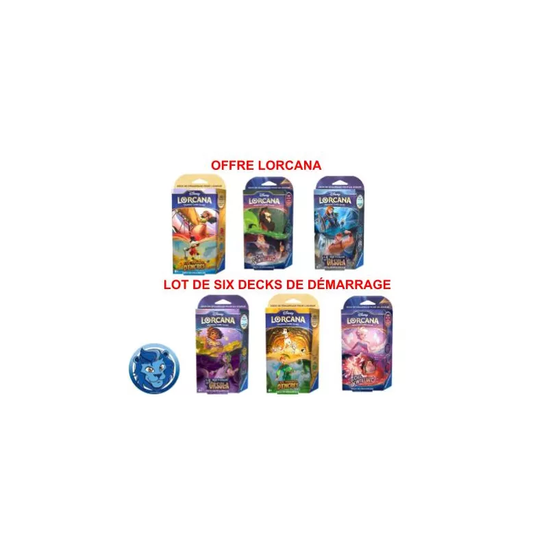 BUNDLE DECK LORCANA SAISON 3-4-5 FR