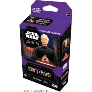 STAR WARS UNLIMITED S6 : SECRETS DU POUVOIR DECK - CHANCELLOR PALPATINE EN