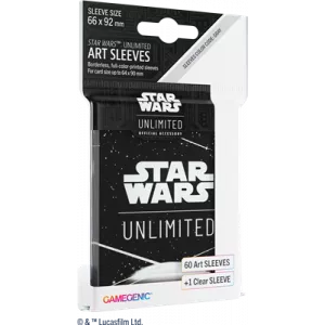SW UNLIMITED ART SLEEVES : CARD BACK WHITE