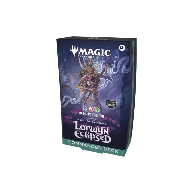 MTG : LORWYN ÉCLIPSÉ DECK COMMANDER BLIGHT CURSE EN