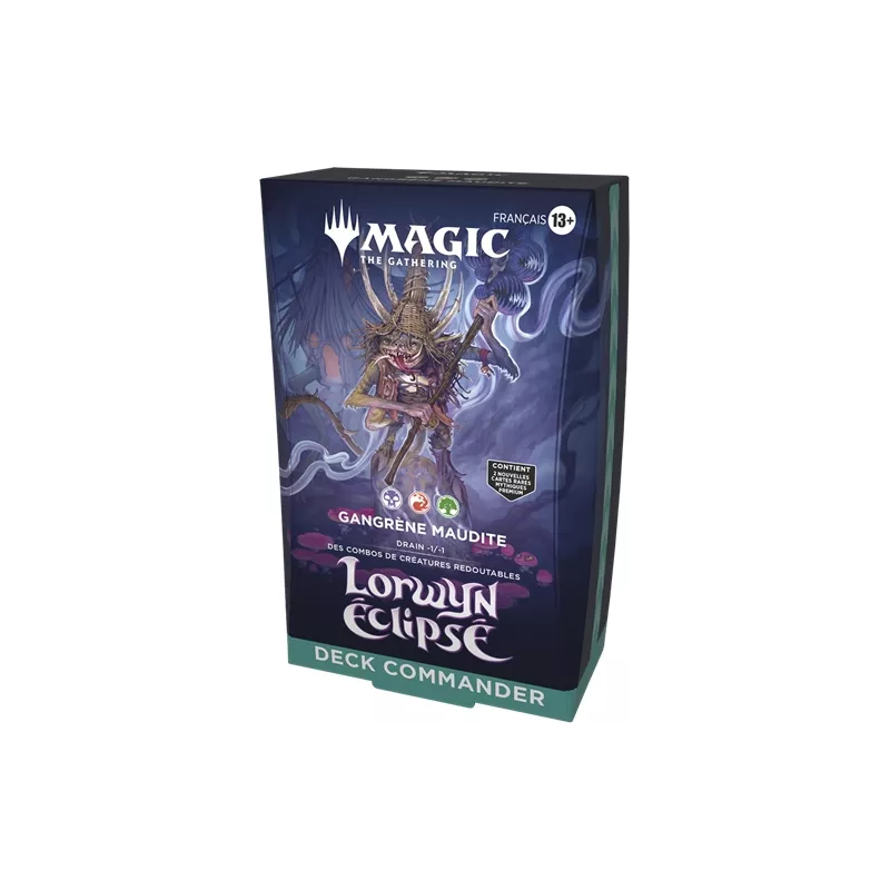 MTG : LORWYN ÉCLIPSÉ DECK COMMANDER GANGRÈNE MAUDITE FR