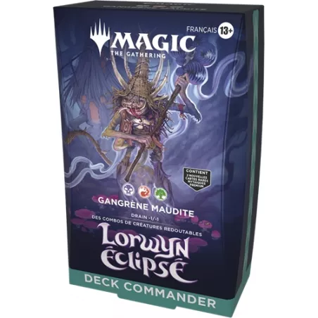 MTG : LORWYN ÉCLIPSÉ DECK COMMANDER GANGRÈNE MAUDITE FR