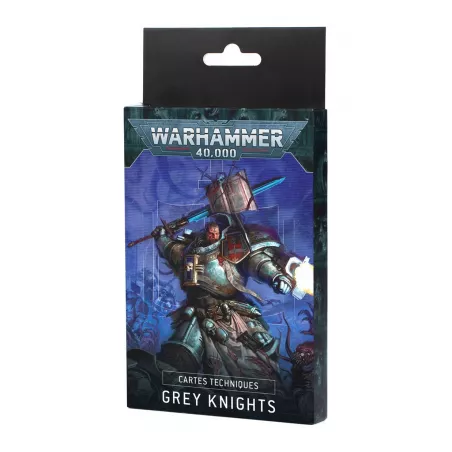 WARHAMMER 40K - CARTES TECHNIQUES : GREY KNIGHTS