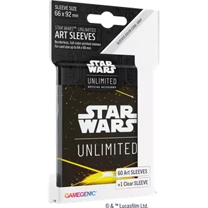SW UNLIMITED ART SLEEVES : CARD BACK YELLOW