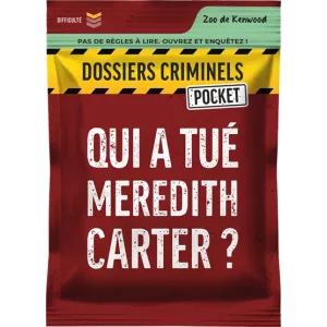 DOSSIERS CRIMINELS POCKET : QUI A TUE MEREDITH CARTER ?
