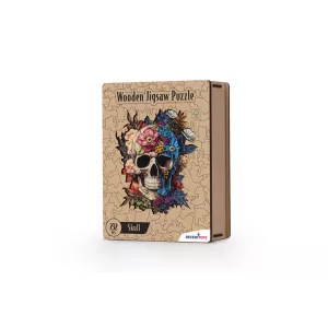 PUZZLE EN BOIS — CRÂNE 