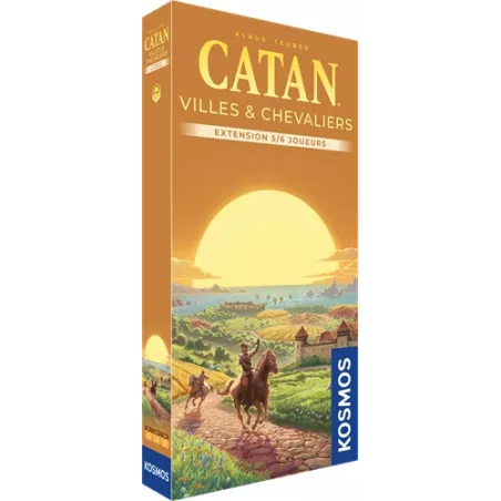 CATAN EXTENSION VILLES ET CHEVALIERS 5/6 JOUEURS FR (REFRESH)
