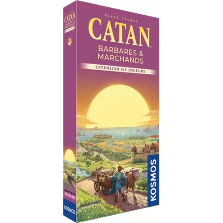 CATAN EXTENSION BARBARES ET MARCHANDS 5/6 JOUEURS FR (REFRESH)