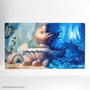 GG : MTG LORWYN SHINY PLAYMAT - HALLOWED FOUNTAIN