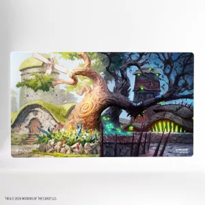 GG : MTG LORWYN SHINY PLAYMAT - TEMPLE GARDEN