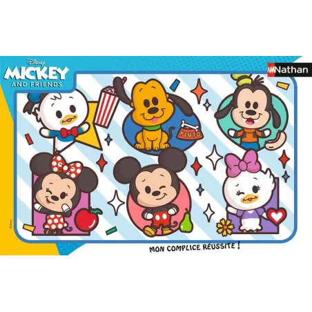 PUZZLE 15 PIECES - DES AMIS POUR LA VIE DISNEY MICKEY 