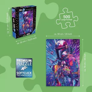 PUZZLE 500 PIECES - STAR WARS THE MANDALO