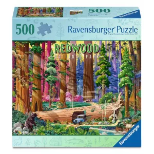 PUZZLE 500 PIECES - PARC NATIONAL DE REDWOOD 