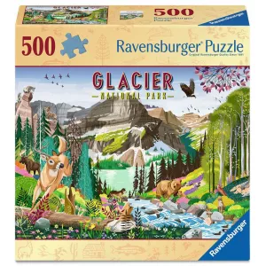 PUZZLE 500 PIECES - PARC NATIONAL DES GLACIERS