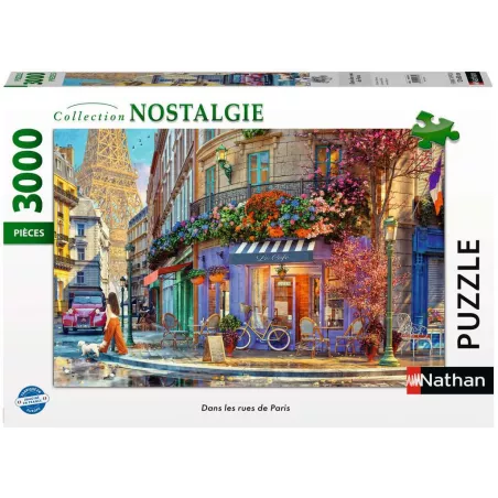 PUZZLE 3000 PIECES - DANS LES RUES DE PARIS 
