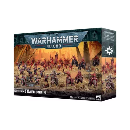 WARHAMMER 40K : WORLD EATERS BATTELFORCE - KHORNE DAEMONKIN