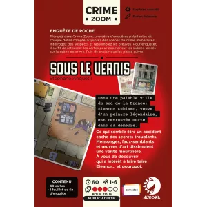 CRIME ZOOM : SOUS LE VERNIS