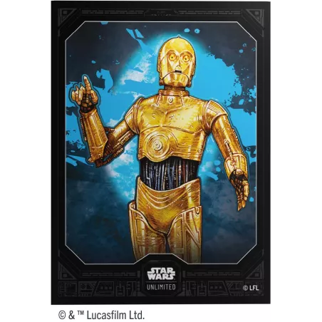 GG SW UNLIMITED ARTS SLEEVES : C-3PO
