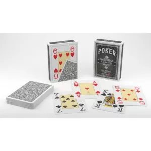 JEU DE 54 CARTES POKER JUMBO NOIR